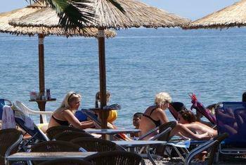 Nafsika Beach Delphi-Itea Bagian luar foto